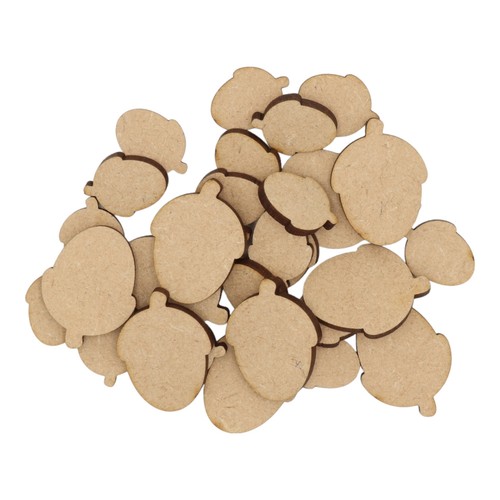 Wooden acorn mdf - acorn, shape