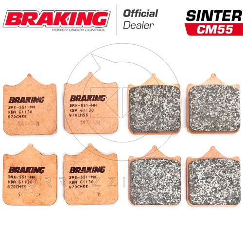 Brake pads anterior braking - 8,