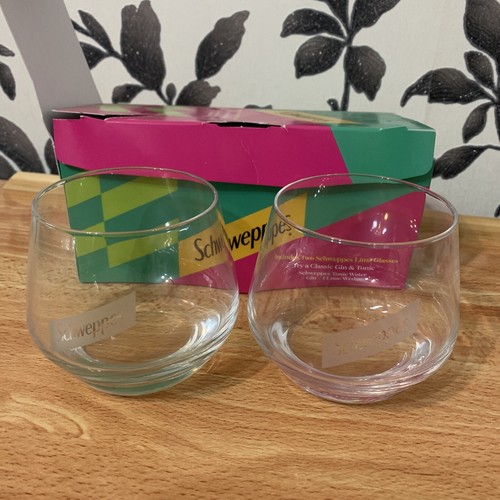 Schweppes gin tumbler - x,