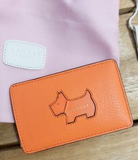 Radley orange dog card id - orange,