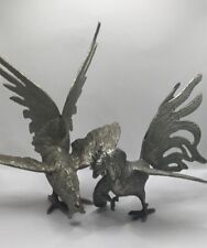 Vintage Pair of roosters in