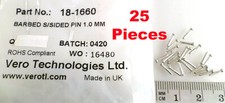 Vero 18-1660 S/Sided Barbed Pressfit Terminal Pin 1.02 Diam 25 Pieces MBF008K