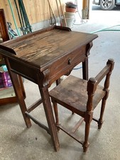 FERGUSON ANTIQUE OAK TELEPHONE