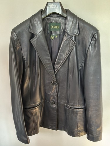 Ladies navy leather - navy,