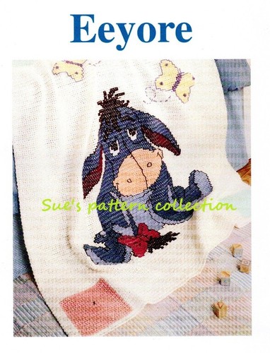 Eeyore blanket crochet - , pattern