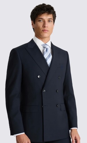 Moss bros tailored - fit, navy
