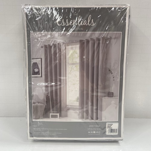 Panama silver grey - panama, eyelet