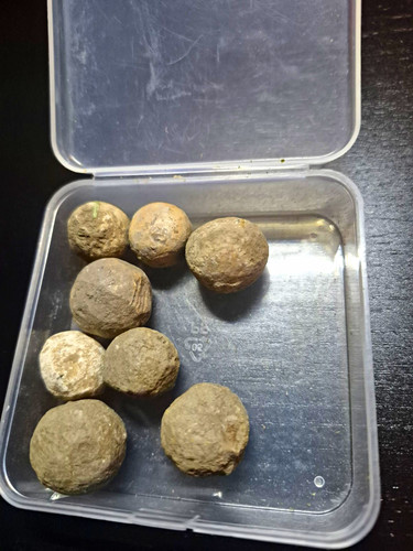 Scottish lead musket - musket, balls