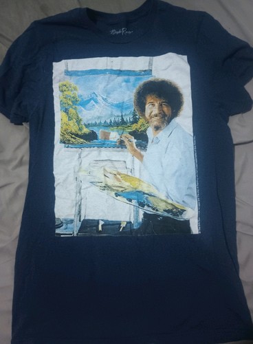 Bob ross painting mountain - painting,