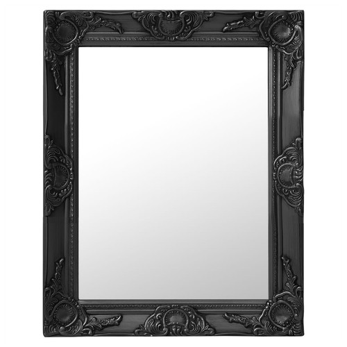 Wall mirror black baroque - wall,