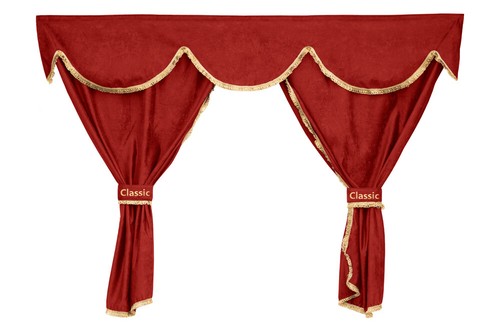Set pcs red curtains - pcs,