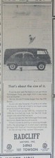1962 newspaper ad for Volkswagen Truck - Just 9 Inches longer than Beetle