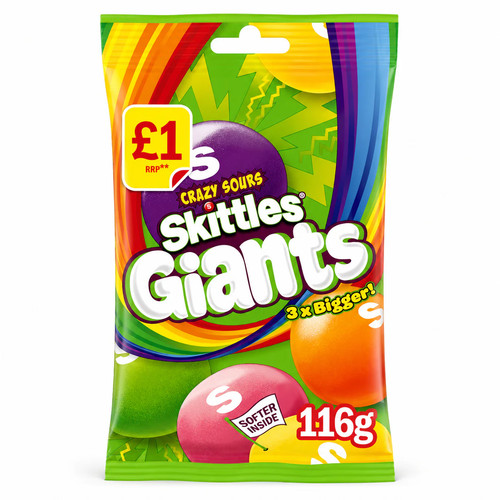 Skittles giants vegan - skittles,