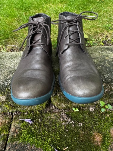 Camper grey leather chukka - grey,