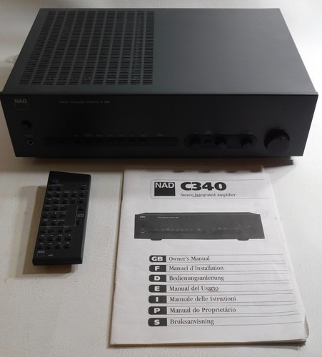 Nad 340 amplifier - amplifier, w/remote