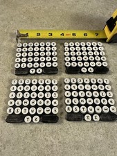 Vintage typewriter key coaster