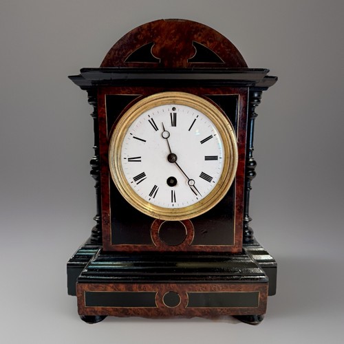Antique french mantel clock - french,