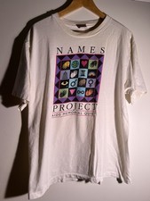 90’s 2000’s Y2K VTG Vintage Names Project AIDS Retro Streetwear Art Tee T Shirt