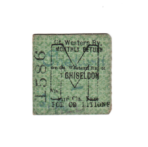 Great western railway ticket - great,