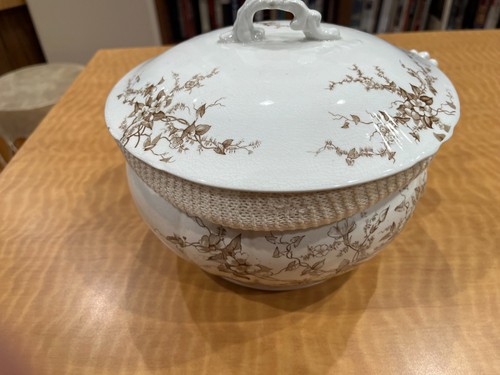 Antique bedside ceramic urinal - bedside,