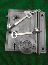 LARGE CIRCA 1875 RIM LOCK