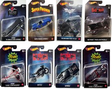 Hot Wheels Batman Series 1:50 Scale Die-Cast Vehicles Set of 8 Mattel