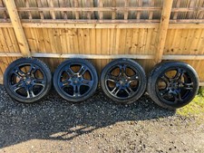 Subaru Impreza alloy wheels with good year tyres and locking wheel nuts and key