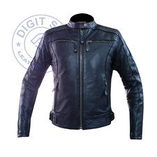 Black Perforated Leather