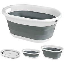 Large Collapsible Laundry Basket Foldable Compact Washing Cloth Storage Bin