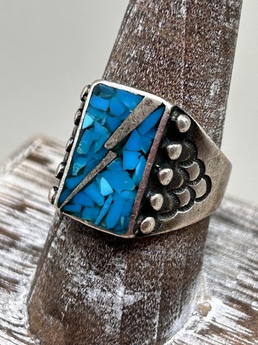 Vtg old pawn navajo sterling - old,
