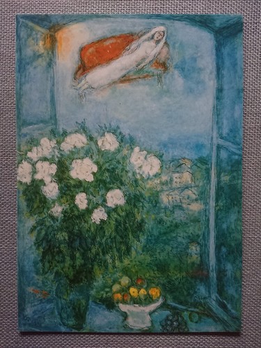 Old postcard marc chagall - postcard,