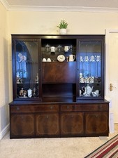 Vintage dark wood display