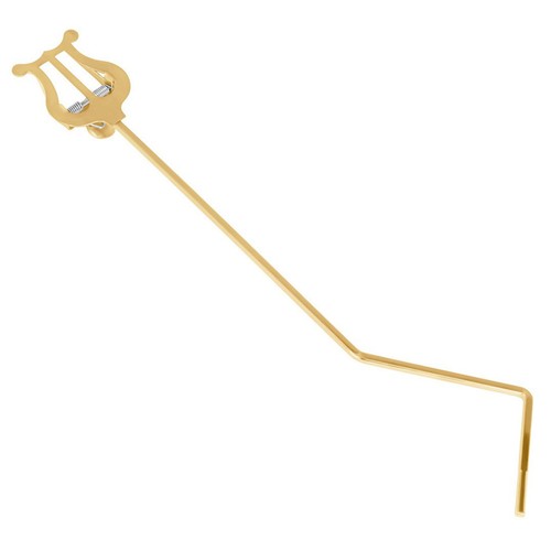 Marching band gold lyre clip - gold,