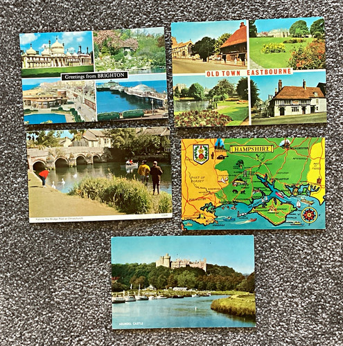 Topographical postcards - 5x,