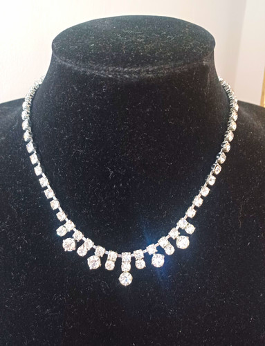 Silver plated clear crystal - clear,