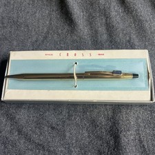 Rare Vintage Cross Classic 12K Gold Filled Ballpoint Pen With Rolls-Royce logo