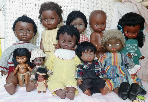 Vintage african dolls lot - vintage,