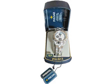 Pulsar Alarm Chronograph Men's Watch - PSZ-349 - Stainless Steel - New in Box