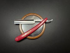 Vintage Excellent ++ 5/8” Morris Mfg. Co. 133 Red Imp Razor Shave Ready Germany