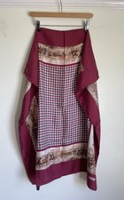 Vintage - Aquascutum - Silk Hand Rolled Scarf - Exc Cond - Size 85 x 85  cm 