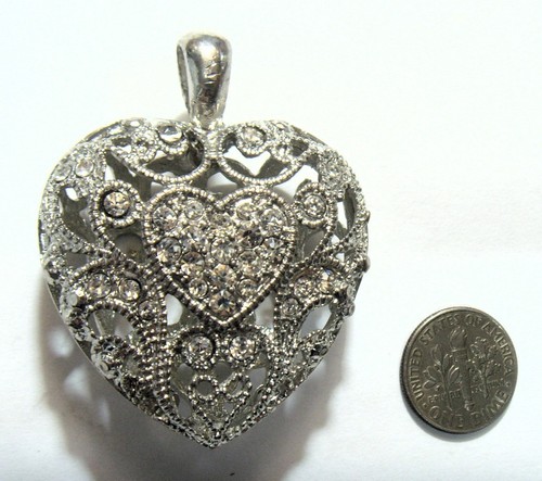 Vintage silver tone metal - vintage,