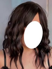 Natural Brown Synthetic Curly