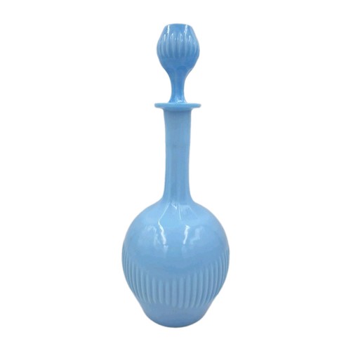 Antique blue opaline milk - blue,