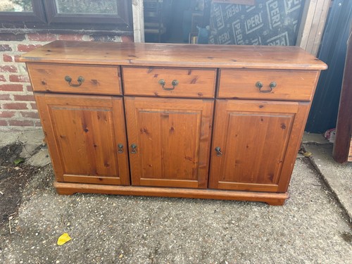 Pine sideboard cupboard - sideboard,