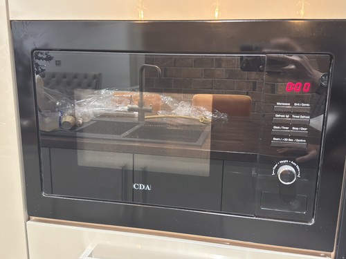 Built microwave oven with - built, in