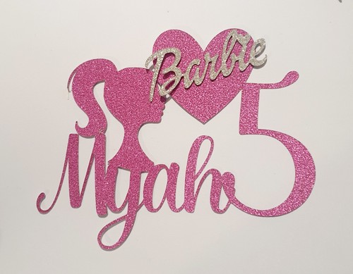 Barbie themed personalised - barbie,
