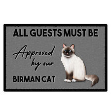 Personalised Birman Cat Floor