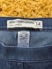 Ladies Next Jersey Denim Leggings 14.