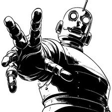 'Robot Reaching Out' Unmounted