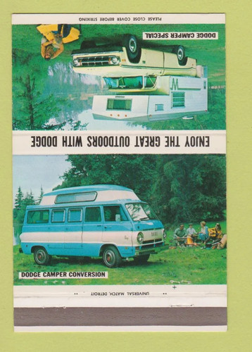 Matchbook cover dodge - cover,